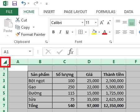 thao tac excel co ban 2