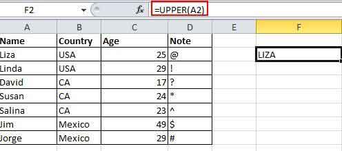 thao tac excel co ban chuyen doi chu hoa chu thuong