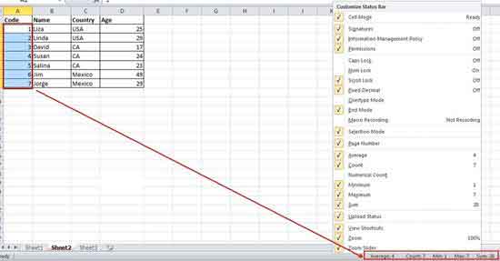 thao tac excel co ban thong ke