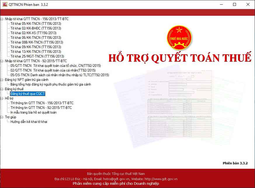 đăng ký mã số thuế cá nhân