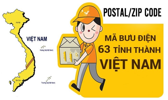 Mã Bưu Điện Zip Code 2023 Mới Nhất 63 Tỉnh Thành Việt Nam