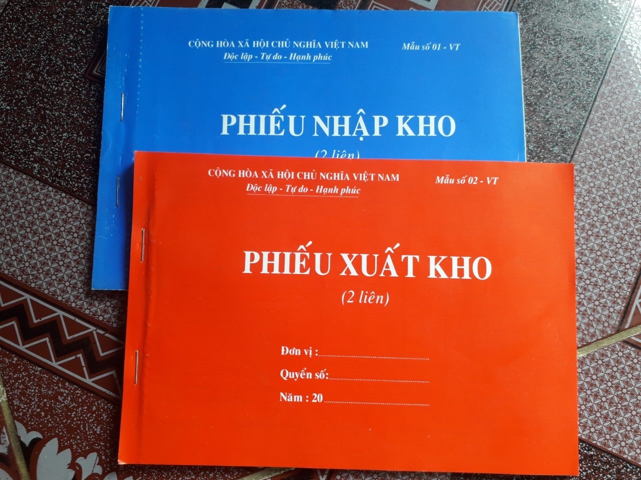 Mẫu phiếu nhập kho mới nhất