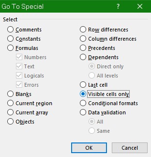 Cách ẩn dòng, cột trong Excel