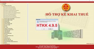 Phần mềm HTKK 4.9.5 ngày 27/10/2022 hỗ trợ kê khai thuế