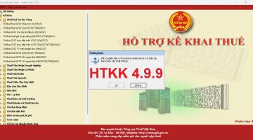 HTKK 4.9.9 ngày 31/12/2022 Phần mềm hỗ trợ khai thuế