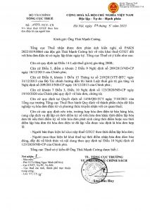 cv 1586-tct-cs ngày lập và ngày ký hóa đơn điện tử khác nhau