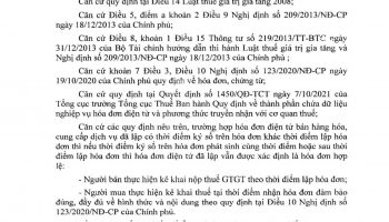 Kê khai thuế: Ngày lập và ngày ký hóa đơn điện tử khác nhau