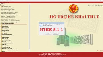 Download phần mềm HTKK 5.1.1 ngày 9/9/2023 mới nhất