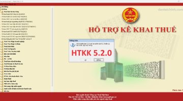 Download phần mềm HTKK 5.2.0 ngày 12/7/2024