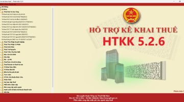 Tải phần mềm HTKK 5.2.6 ngày 1/1/2025 mới nhất