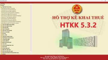 Nâng cấp phần mềm HTKK 5.3.2 ngày 18/3/2025