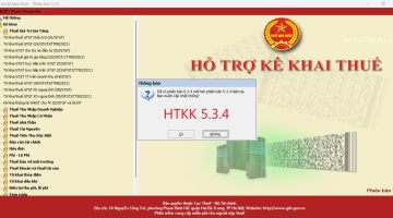 Nâng cấp ứng dụng HTKK 5.3.4 ngày 25/3/2025