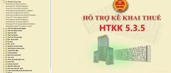 Thông báo nâng cấp ứng dụng Hỗ trợ kê khai HTKK 5.3.5