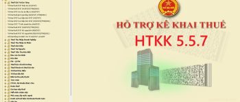 HTKK 5.5.7 ngày 7/2/26 Cập nhật TK thuế TNDN, thuế TN