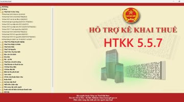 HTKK 5.5.7 ngày 7/2/26 Cập nhật TK thuế TNDN
