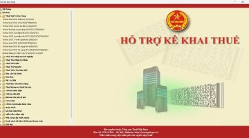 Phần mềm hỗ trợ kê khai thuế HTKK 5.6.8 ngày 22/5/26
